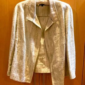 Akris  Berdorf Goodman mulberry silk and linen jacket in women’s 16